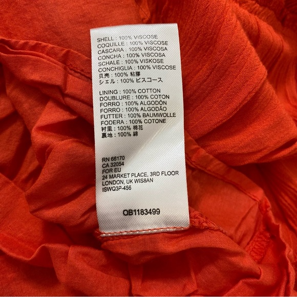 FREE PEOPLE Red Ruffle Mini Skirt - Picture 3 of 3